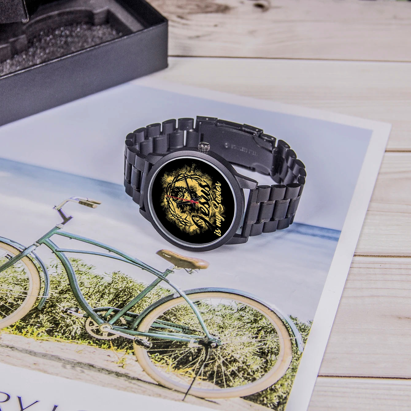 Jesus is my Savior" Wristwatch