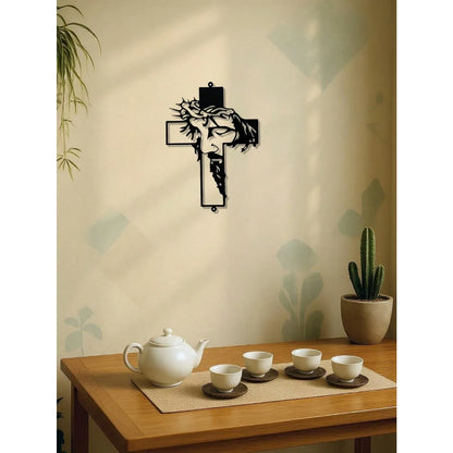 Jesus Metal Cross Wall Art 