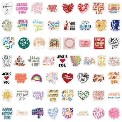 Jesus Loves You Stickers Set