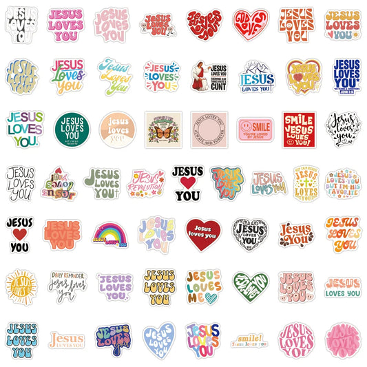 Jesus Loves You Stickers Set