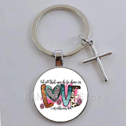 Inspirational Medallion Keyring