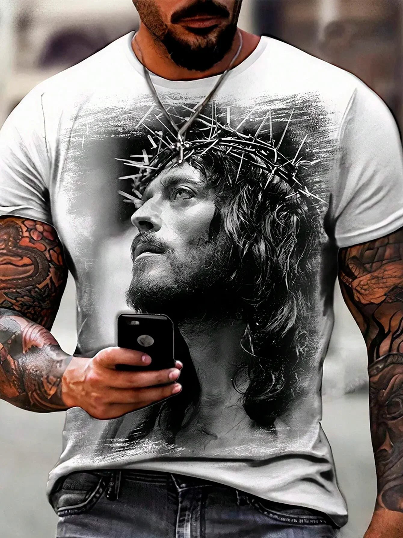 Christ Jesus 3D Print T-Shirt 