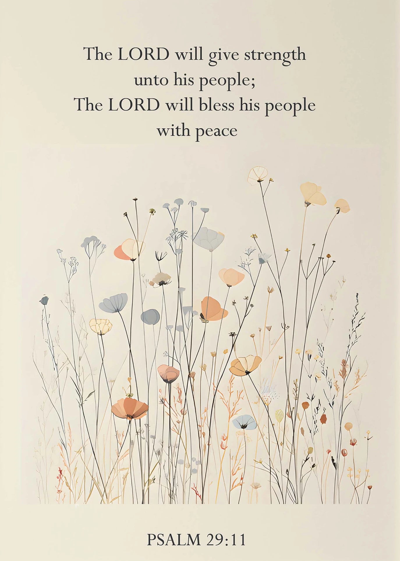 Christian Bible Verse Wall Art Decor 