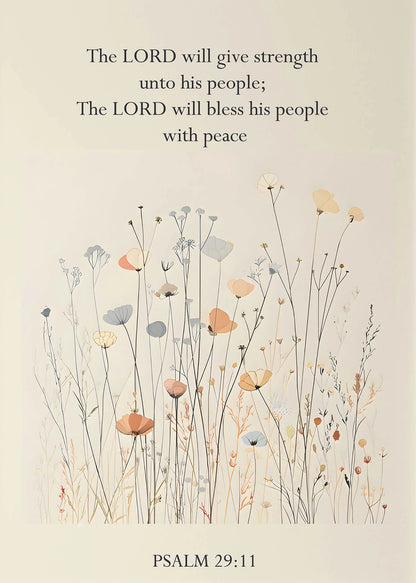 Christian Bible Verse Wall Art Decor 