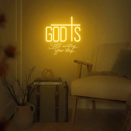 God Is LED Neon Sign