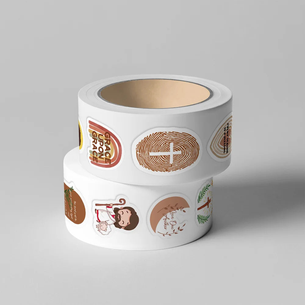 Christian Jesus Roll Stickers