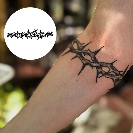 Crown of Thorns Temporary Tattoo
