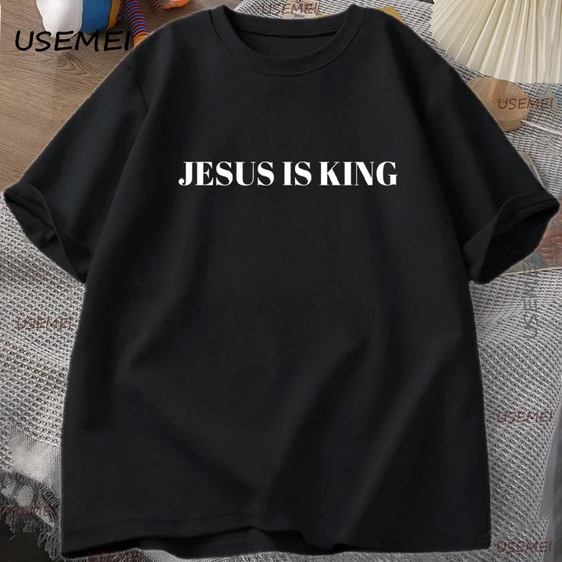 Camiseta Jesus é Rei para Homens