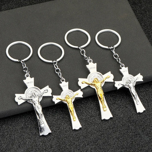 Rosary Crucifix Keychain