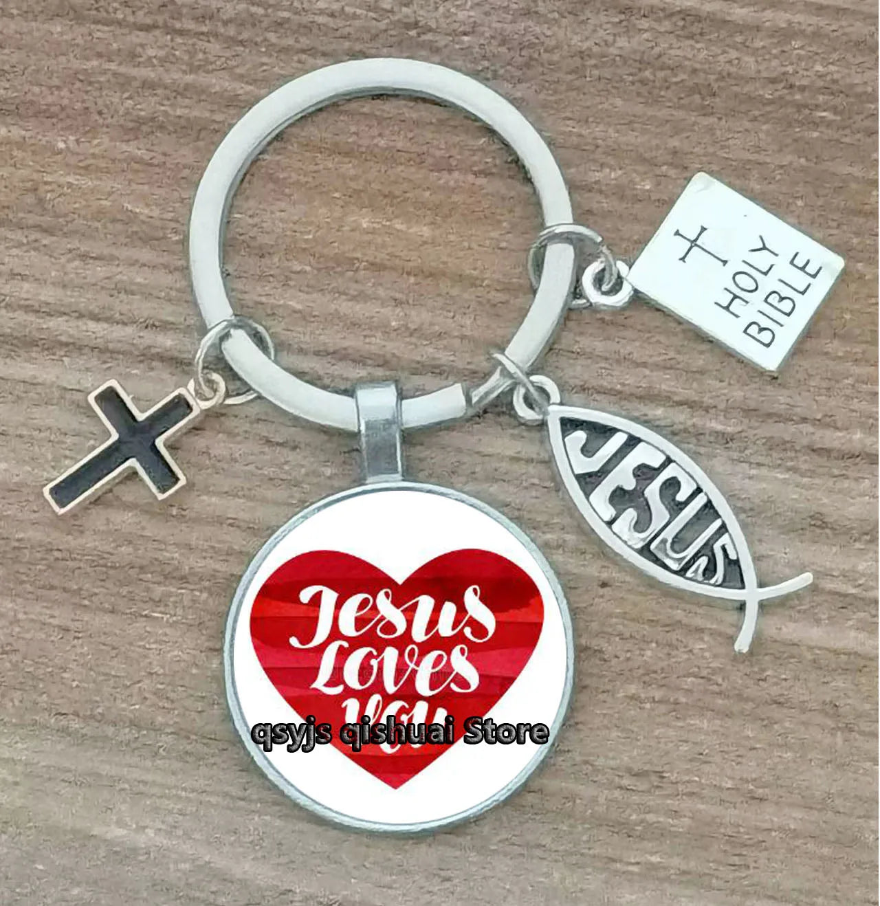 Christian Medallion Keyring Collection
