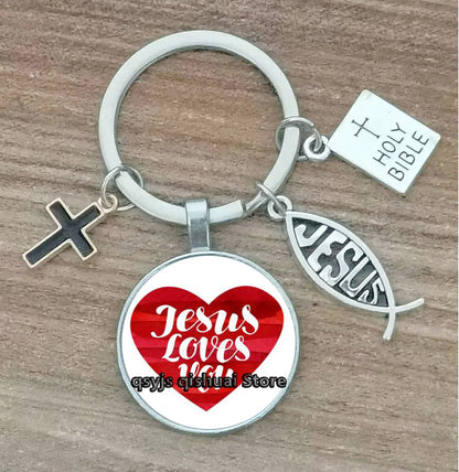 Christian Medallion Keyring Collection