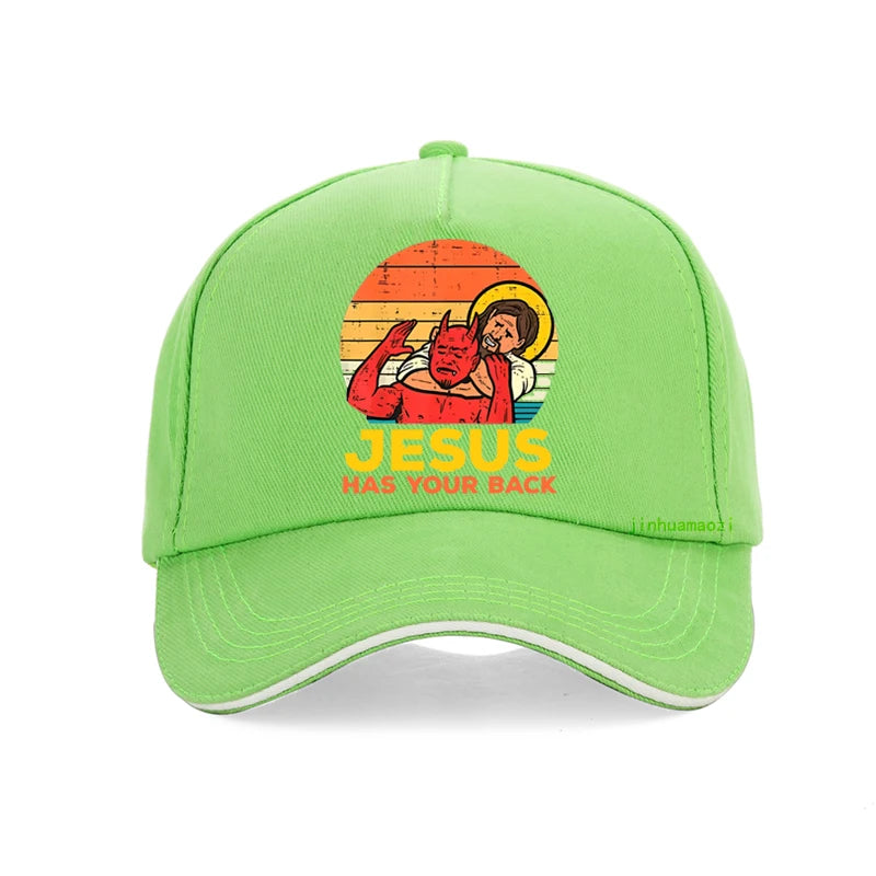 Jesus Has Your Back Cap 