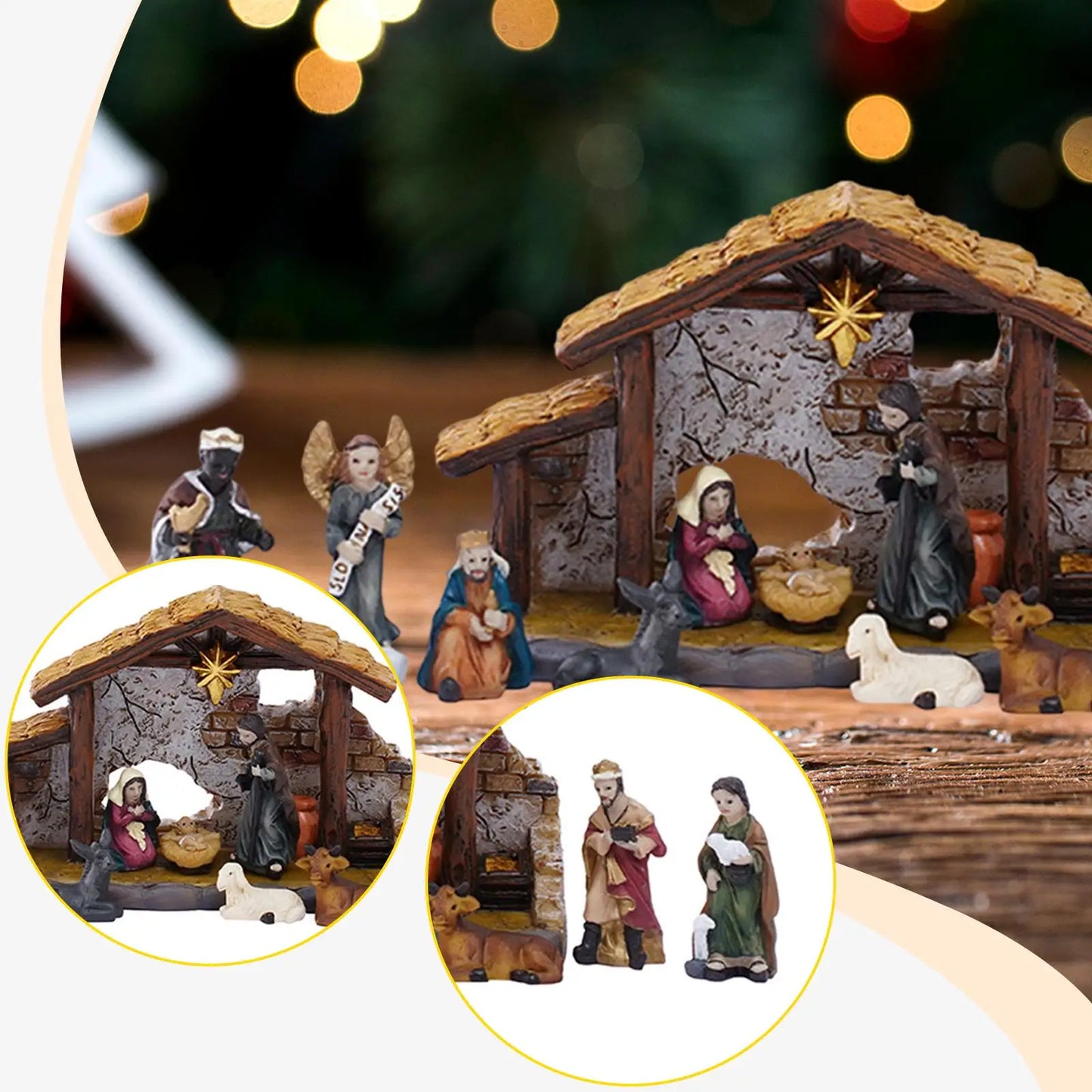 12Pcs Jesus Set Christmas 