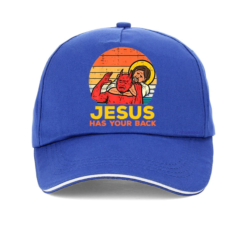 Jesus Has Your Back Cap 