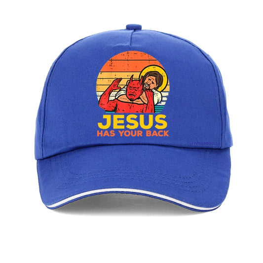 Jesus Has Your Back Cap 