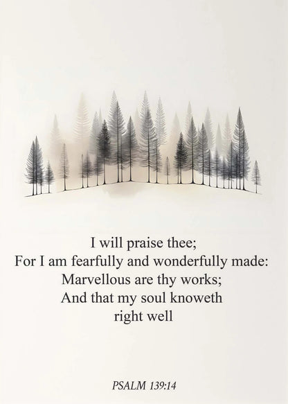 Christian Bible Verse Wall Art Decor 