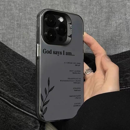 Verse Scripture iPhone Case 