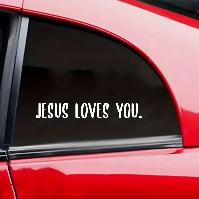 Adesivo decalque Jesus te ama