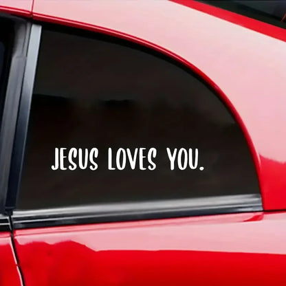Adesivo decalque Jesus te ama