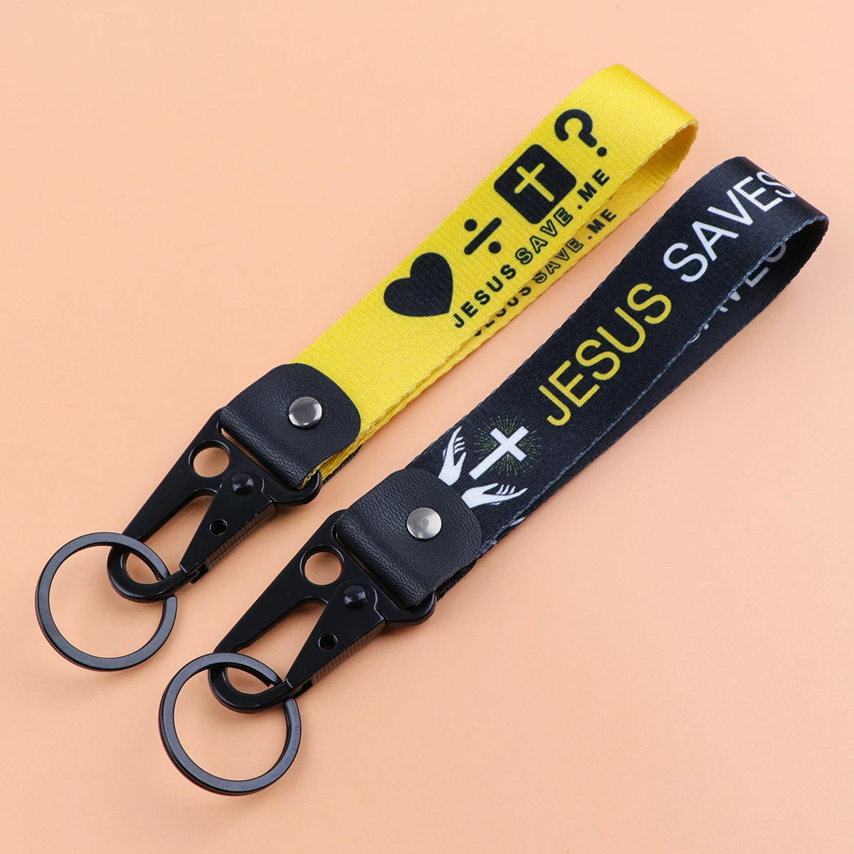 Jesus Strap Keyring