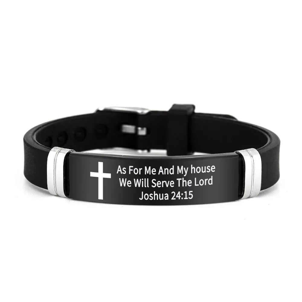 Pulseira inspiradora de versículos bíblicos
