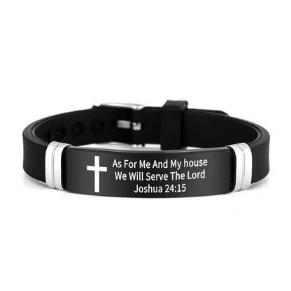 Pulseira inspiradora de versículos bíblicos