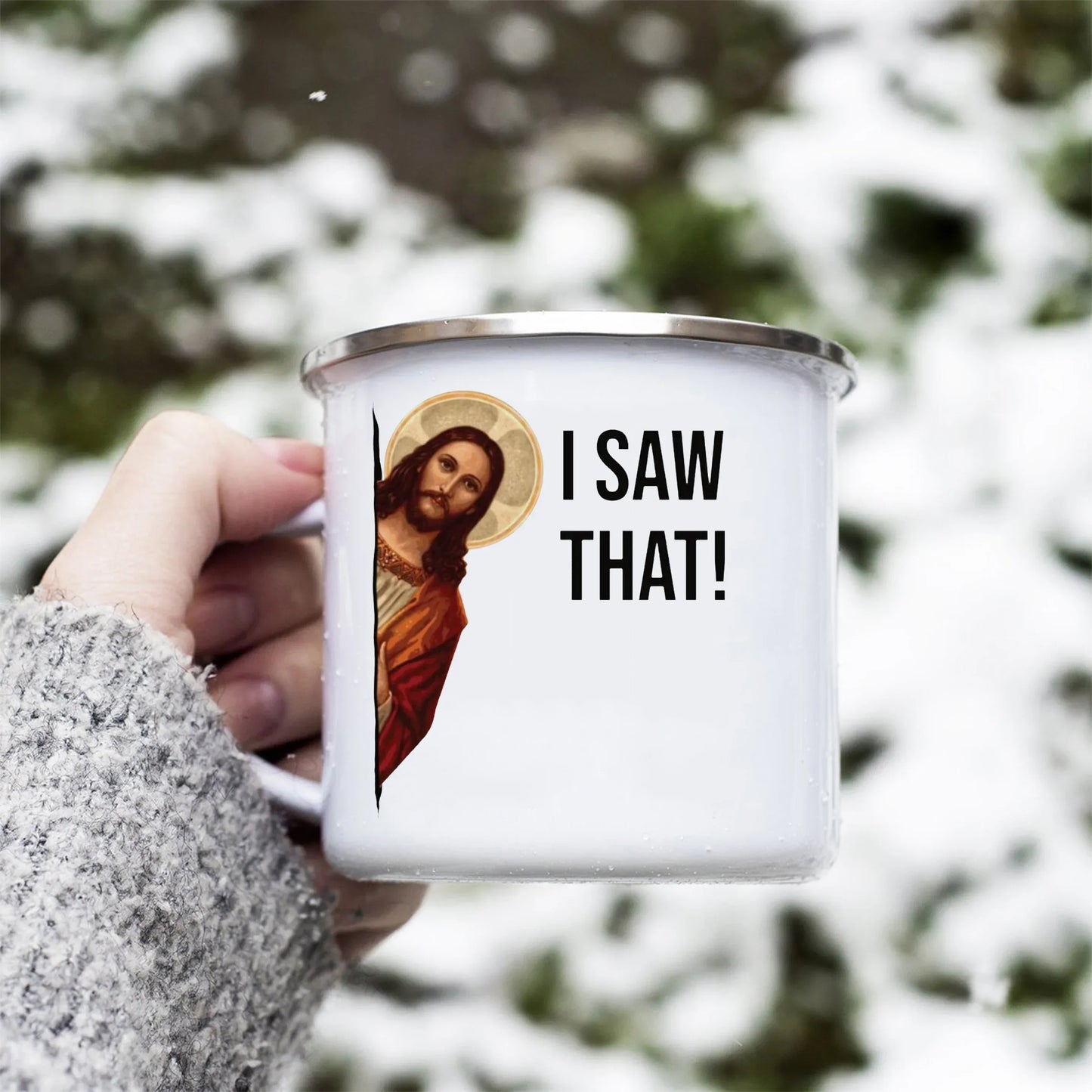 Eu vi aquele Jesus Caneca