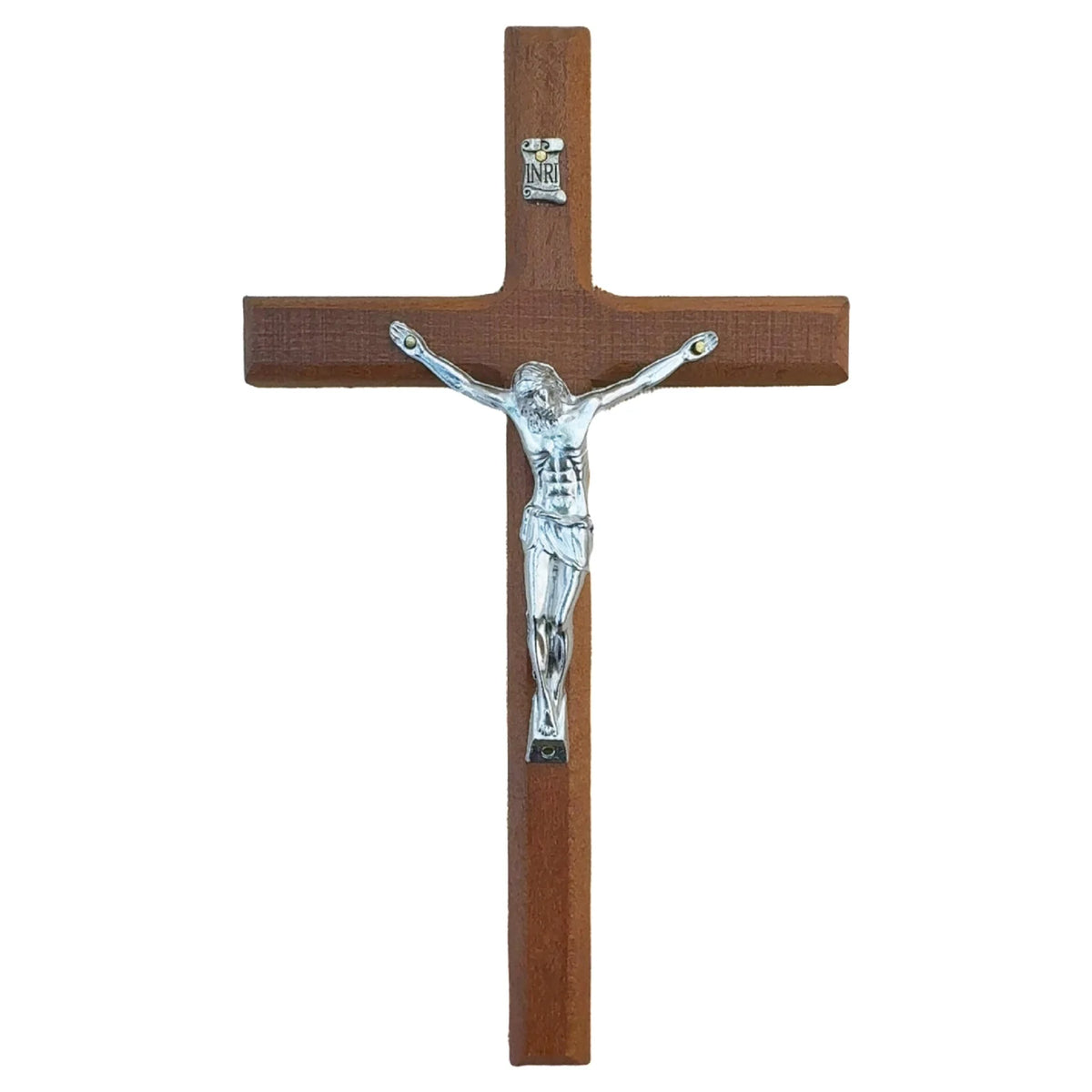 Hand-Carved Catholic Wooden Cross