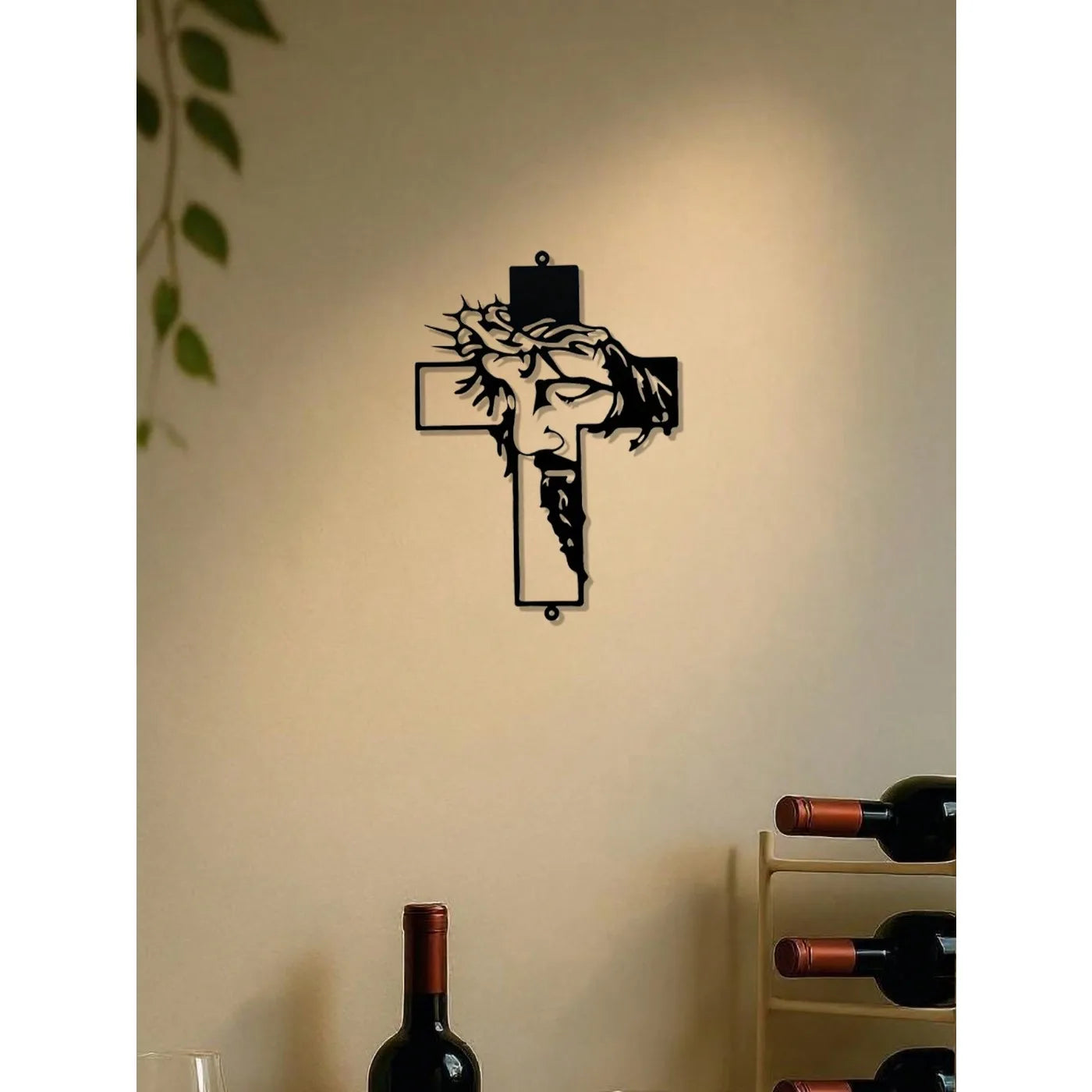 Jesus Metal Cross Wall Art 