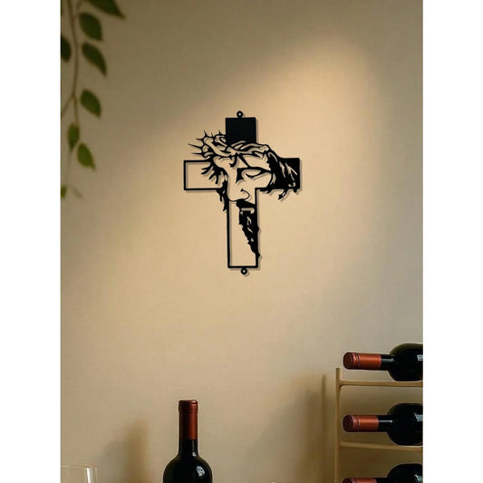 Jesus Metal Cross Wall Art 