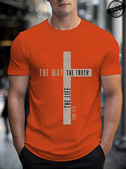 Camisa de algodão João 14:6