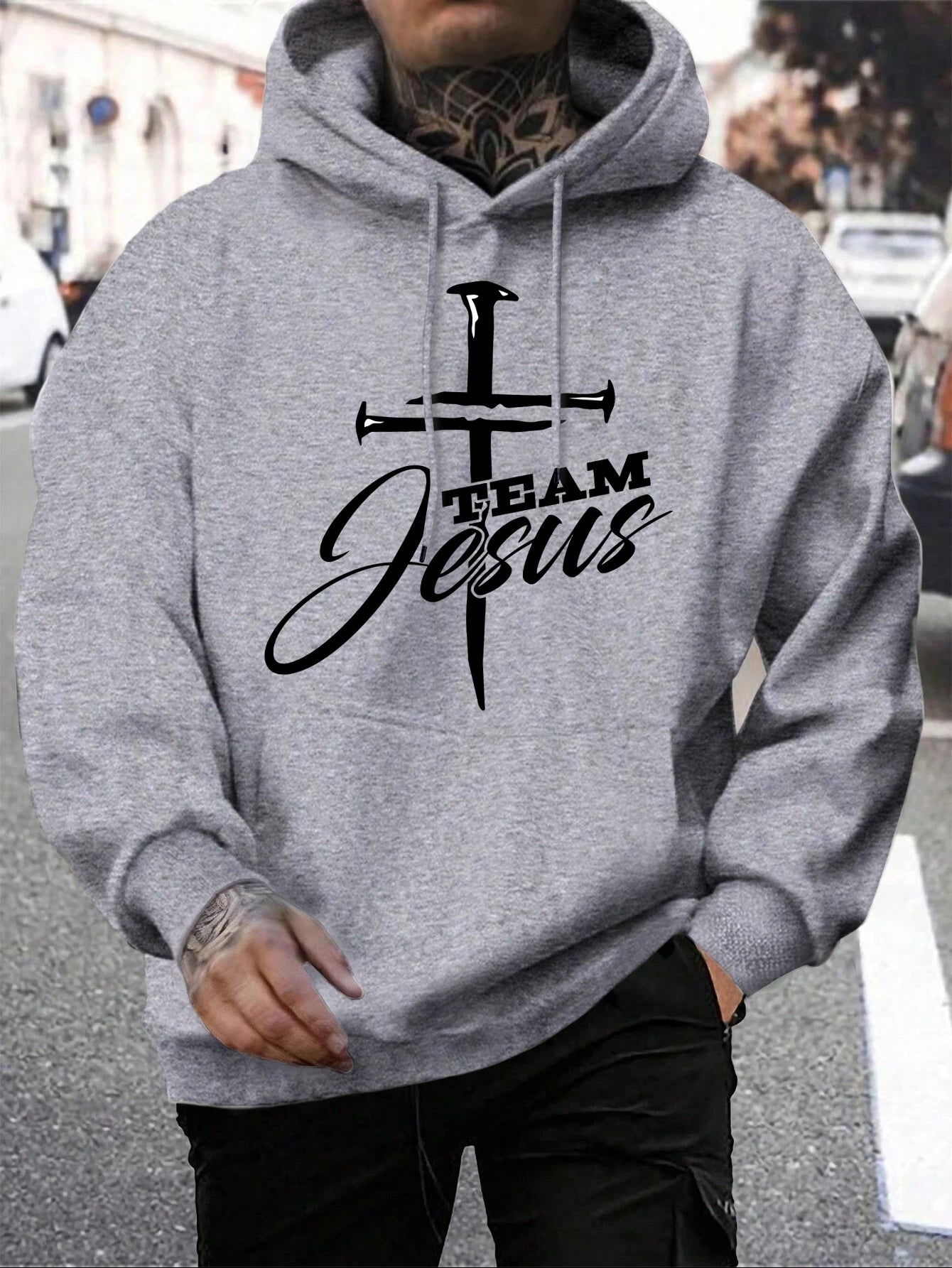 Team Jesus Letter Sweatshirt 