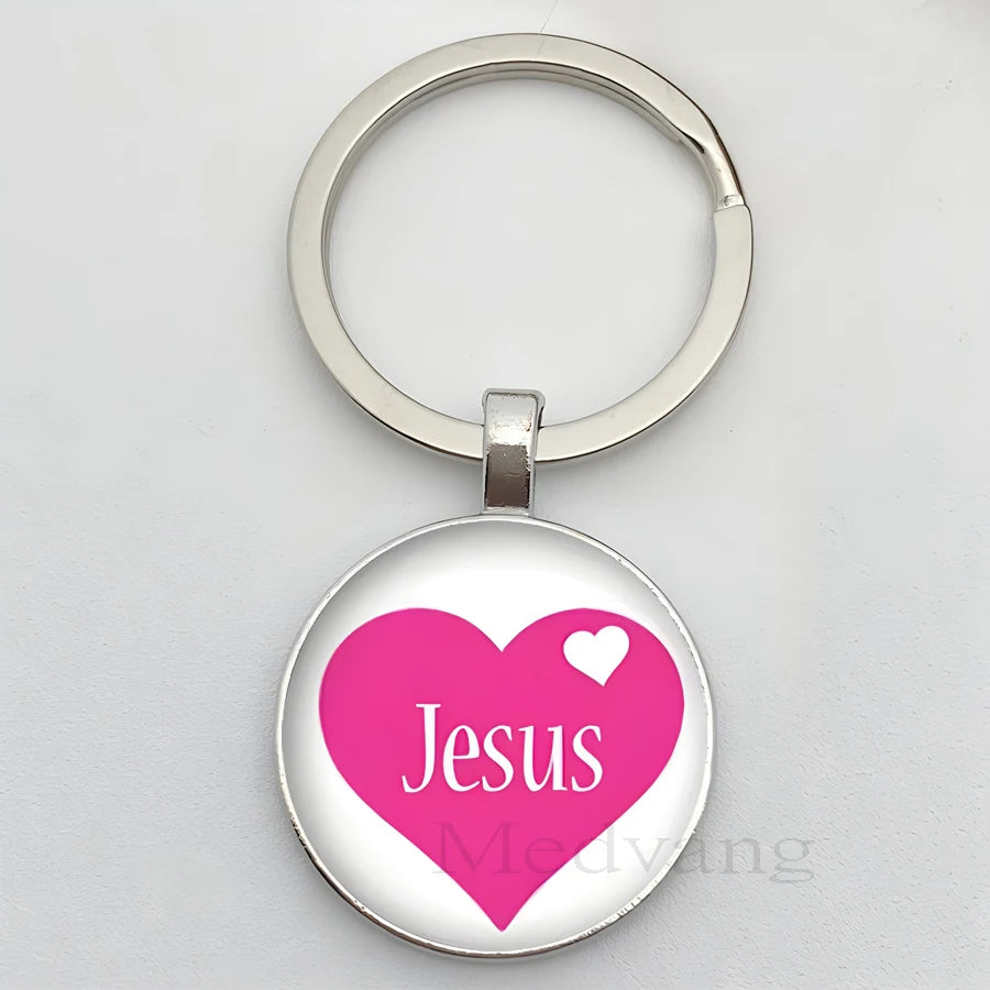 Eu amo Jesus chaveiro