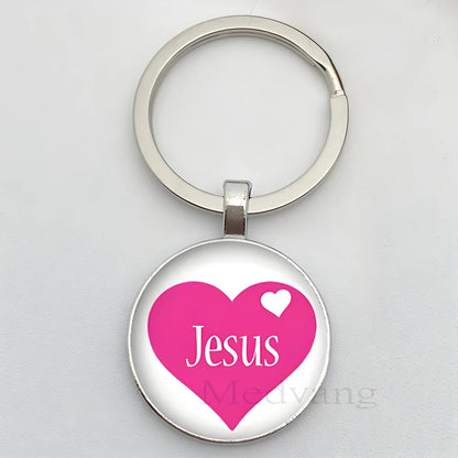 Eu amo Jesus chaveiro