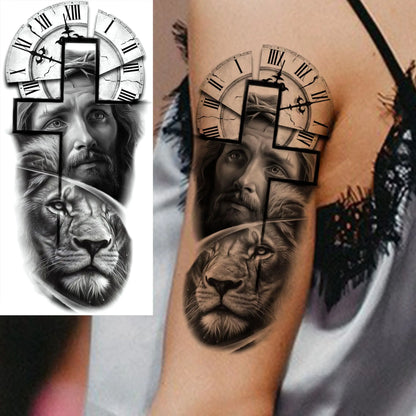Jesus Fake Tattoo Sleeve Sticker 