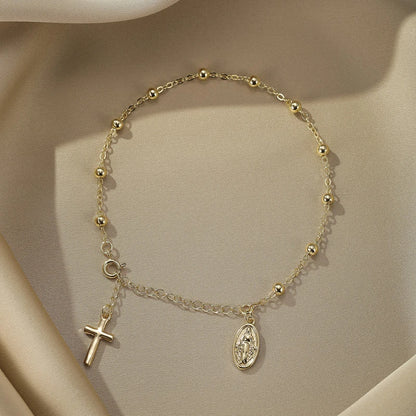 Pulseira de corrente de moda cristã