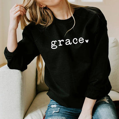 Grace Love Heart Sweatshirt 