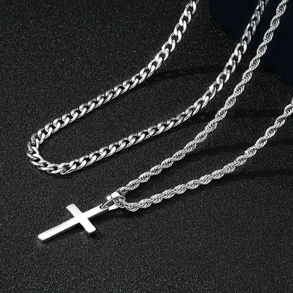 925 Sterling Silver Cross Necklace