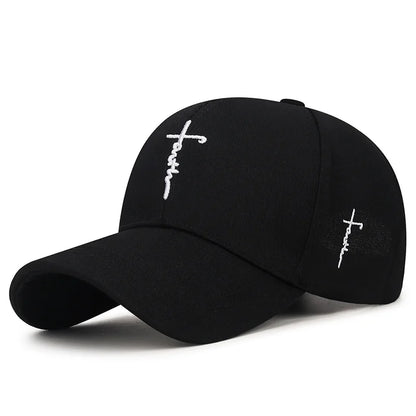 Faith Cross Christian Baseball Cap