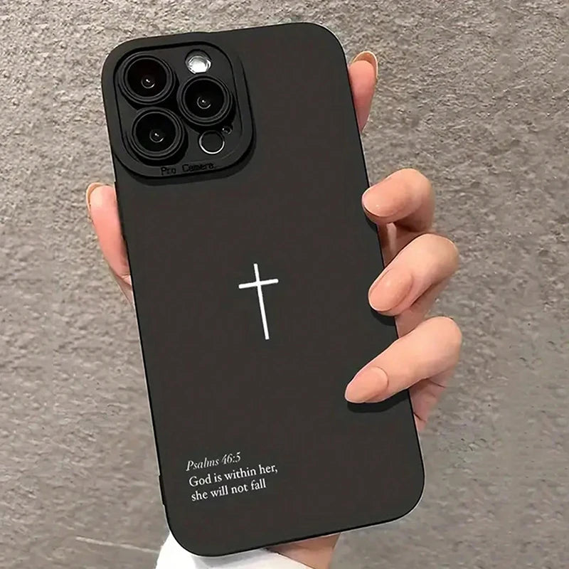 Psalm 46:5 Cross iPhone Case 