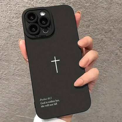 Psalm 46:5 Cross iPhone Case 