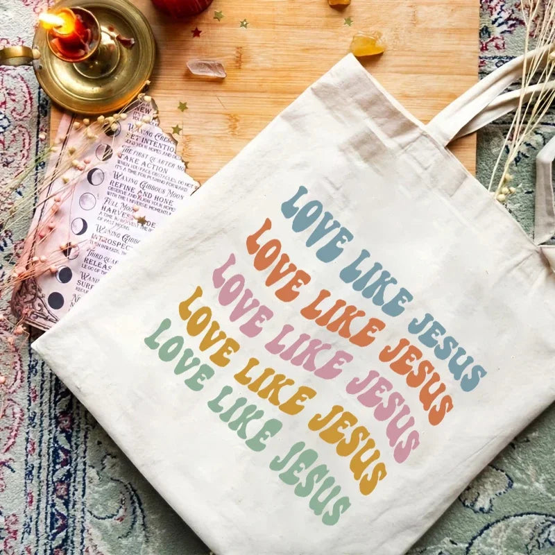 Bolsa Reutilizável Amor Como Jesus