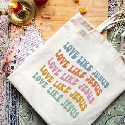 Bolsa Reutilizável Amor Como Jesus