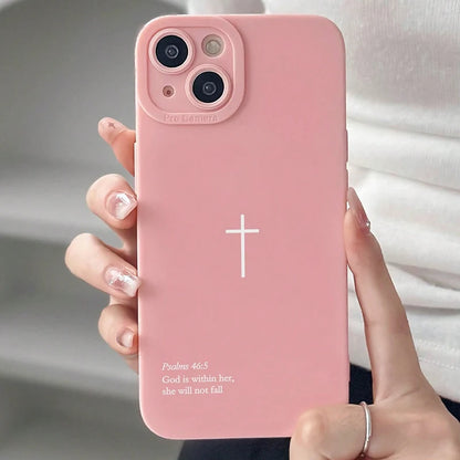 Psalm 46:5 Cross iPhone Case 