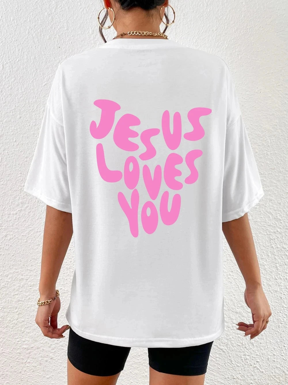 Jesus Loves Me Cotton T-Shirt 
