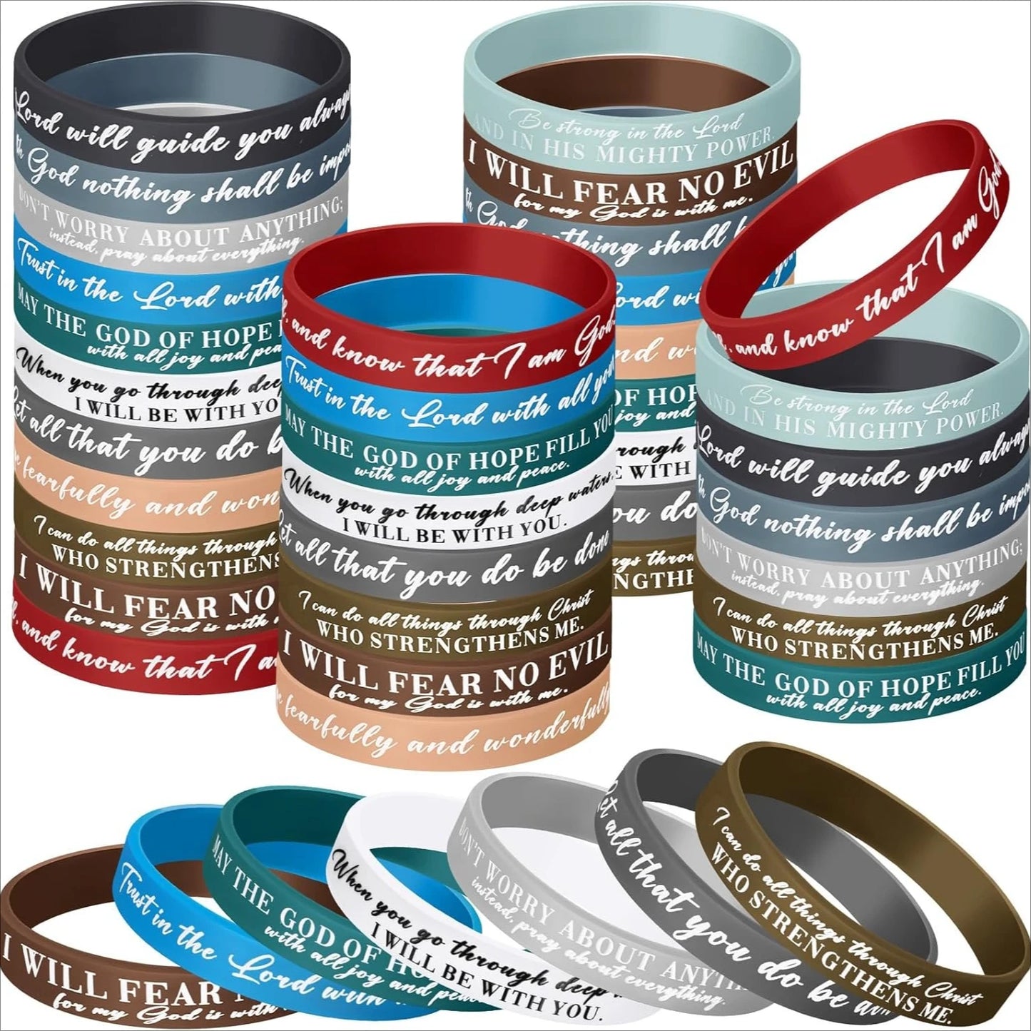 Scripture Silicone Wristbands
