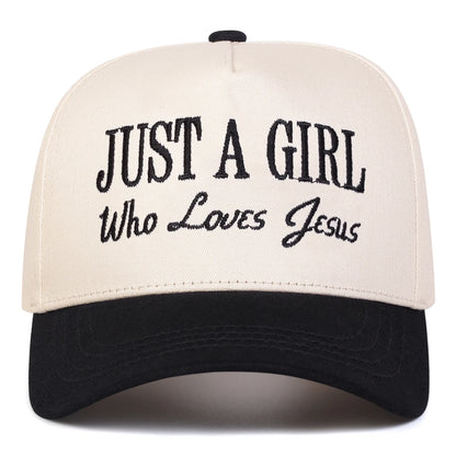 Just a Girl Who Loves Jesus Cap