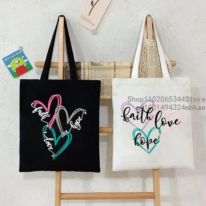 Modern Faith Statement Tote Bag
