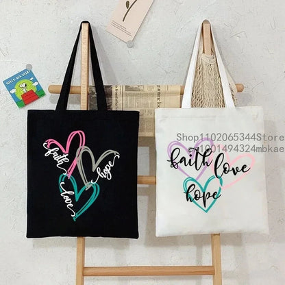 Modern Faith Statement Tote Bag