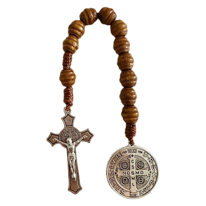 St. Benedict Pocket Rosary with Crucifix